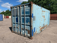 20ft New Shipping & Storage Container – Wind & Watertight, Blue image 0